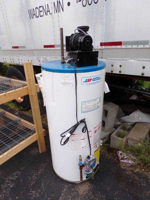 lot 142 image: Hot Water Heater with Power Vent Natural Gas