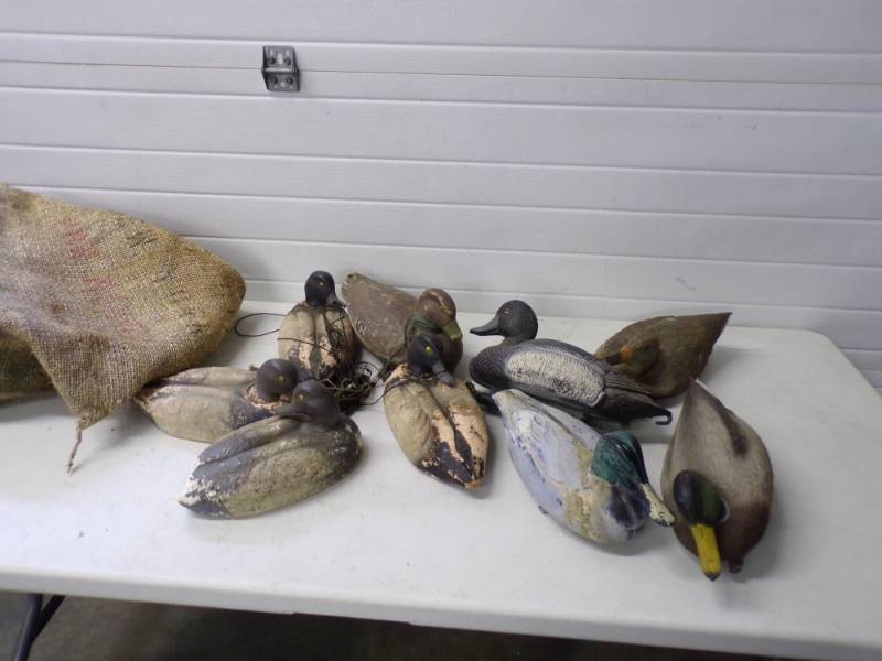 lot 160 image: Duck Decoys with weights