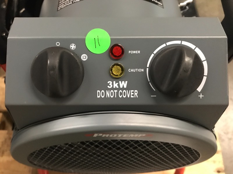 lot 11 image: ProTemp PT-53-240 Electric Fan Space Heater