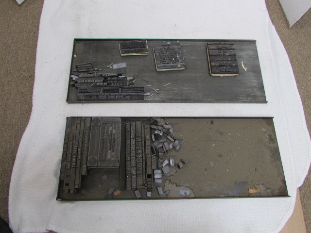 lot 38 image: Printing Press Typeset