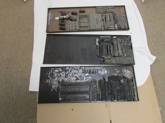 lot 39 image: Printing Press Typeset