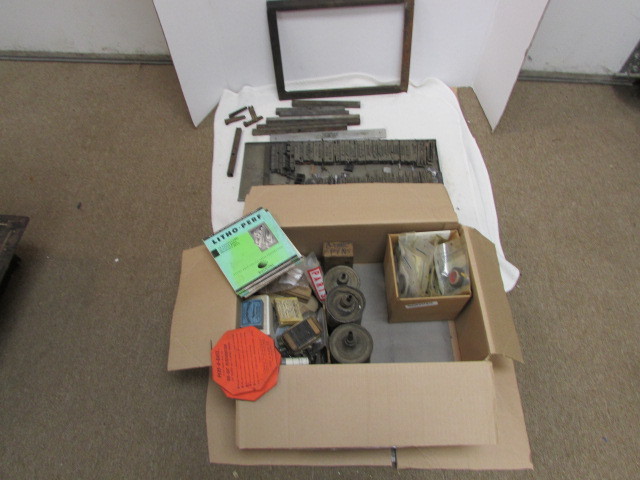 lot 41 image: Printing Press Typeset