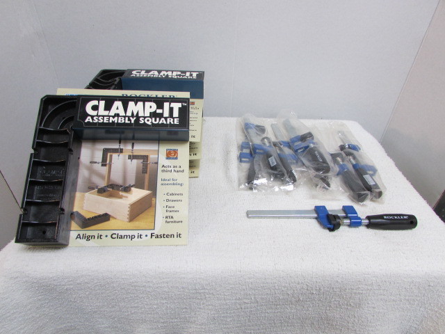 lot 57 image: Rockler Woodworking Clamps and Clamp Assembly Quares