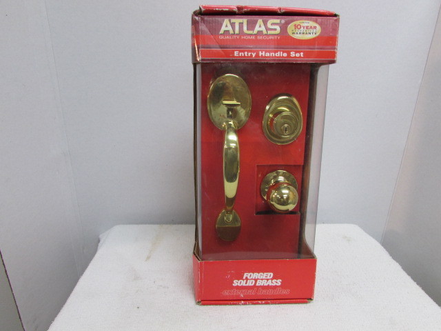 lot 59 image: Atlas Home Security Entry Handle Set