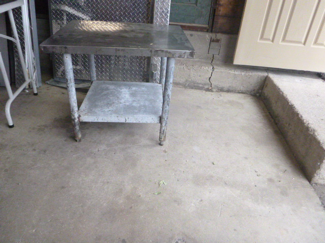 lot 10 image: Stainless Steel Table