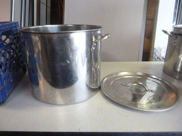 lot 18 image: Stainless Pot with Lid