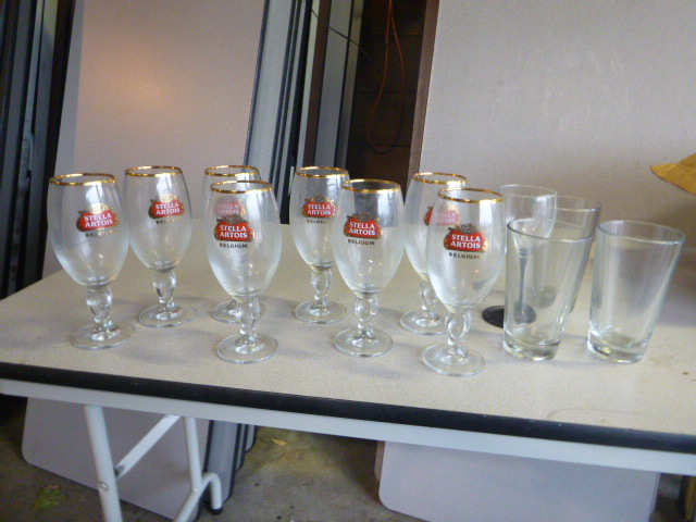lot 29 image: Stella Artois Glasses