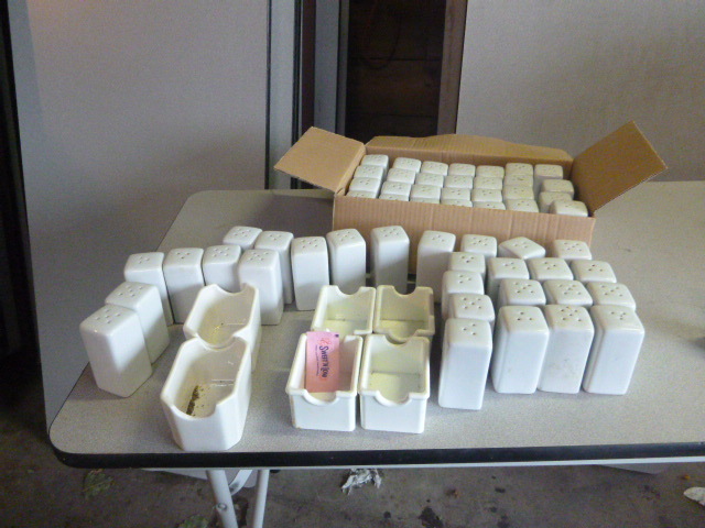 lot 32 image: Salt and Pepper Shakers