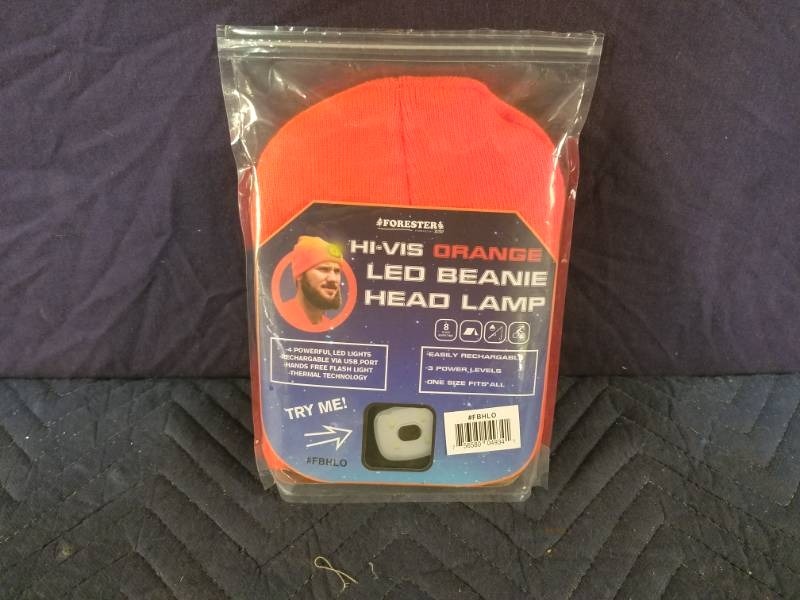 lot 23 image: LED Beanie Head Lamp 