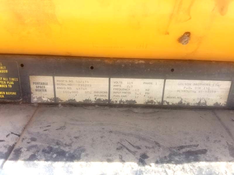 lot 31 image: Porta Heat 100 Kerosene Heater