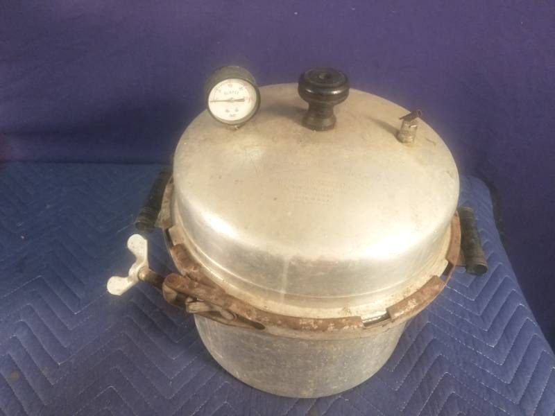 lot 45 image: Two Old Pressure Cookers 