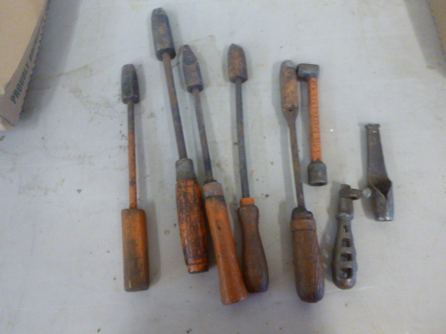 lot 25 image: Vintage Blacksmith Tools