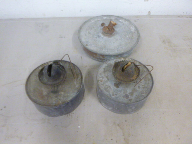 lot 34 image: 3 Vintage Lanterns