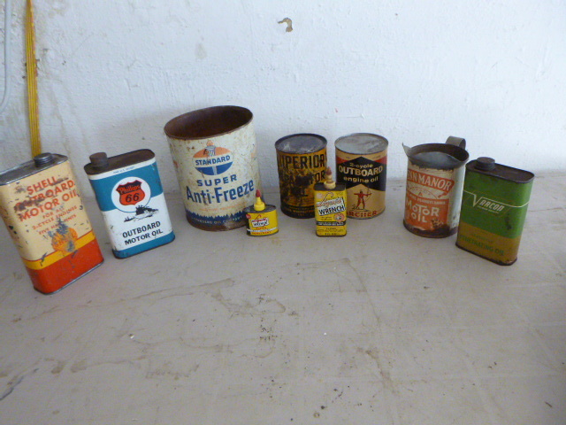 lot 36 image: Vintage Oil Cans