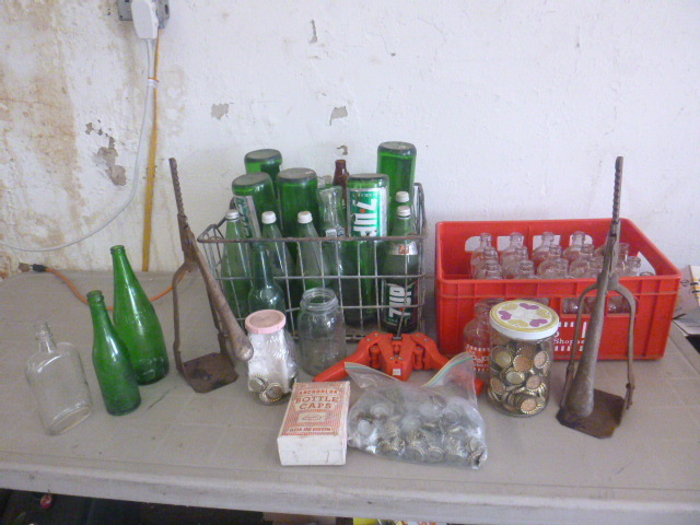 lot 104 image: Bottle Cappers, Caps and Bottles
