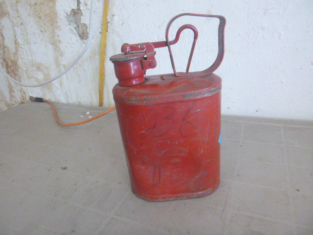 lot 109 image: Vintage Protectoseal Gas Can
