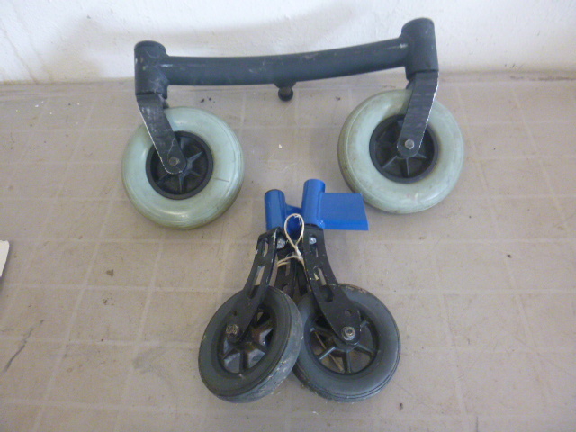 lot 127 image: 2 Sets of Wheel Chair Wheels