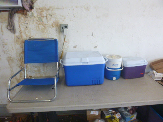 lot 144 image: Coolers and Beach Chair