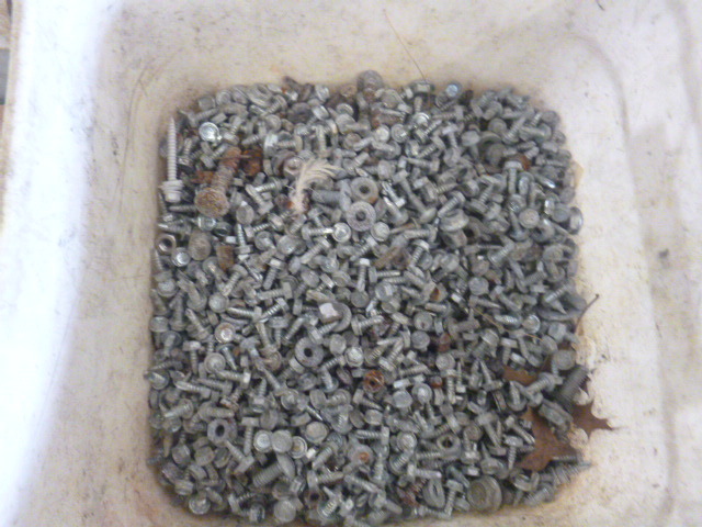 lot 155 image: Lot of Hex Head Tapping Screws