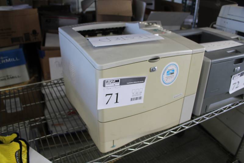 lot 71 image: HP LaserJet 4100n Printer