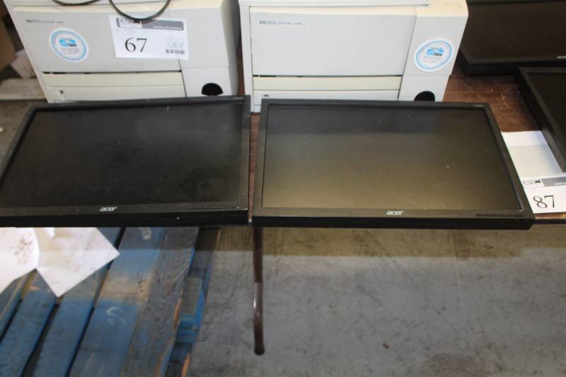 lot 87 image: Lot of (2) Acer V193w 19in. Computer Monitors