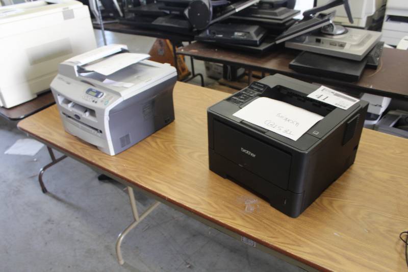 lot 41 image: Lot of (2) Brother HL-5470DW Printer, Laser DCP 7020 PrinterCopierScanner