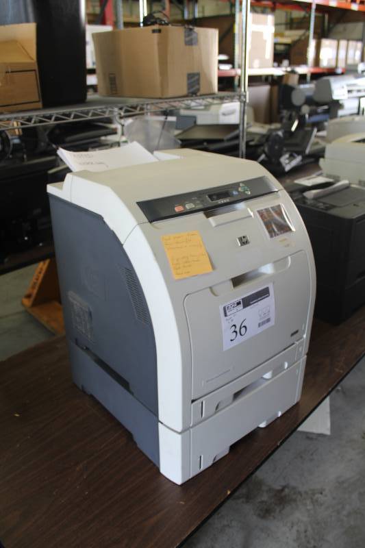 lot 36 image: HP Color LaserJet CP3505X Printer
