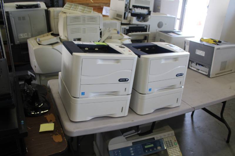 lot 61 image: Lot of (2) Xerox Phaser 3320 Printer