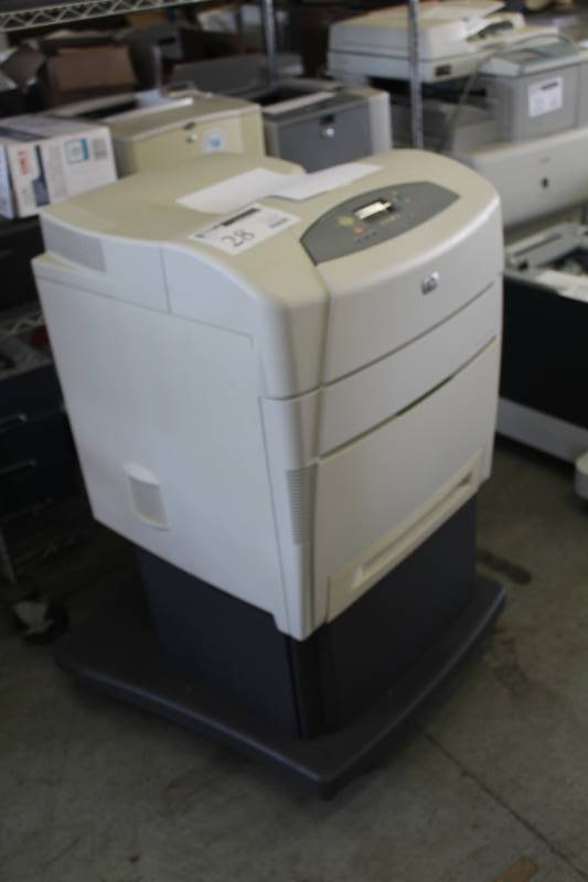 lot 28 image: HP Color LaserJet 5550n Printer