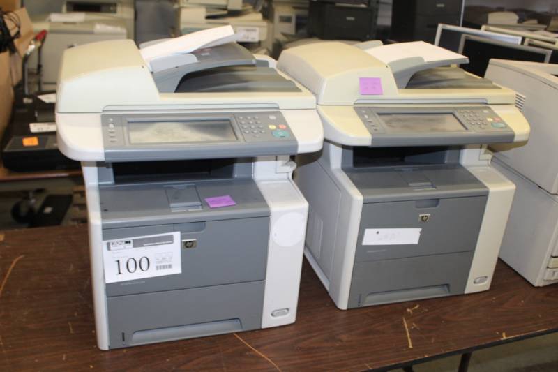 lot 100 image: Lot of (2) HP LaserJet M3035xs MFP Printers