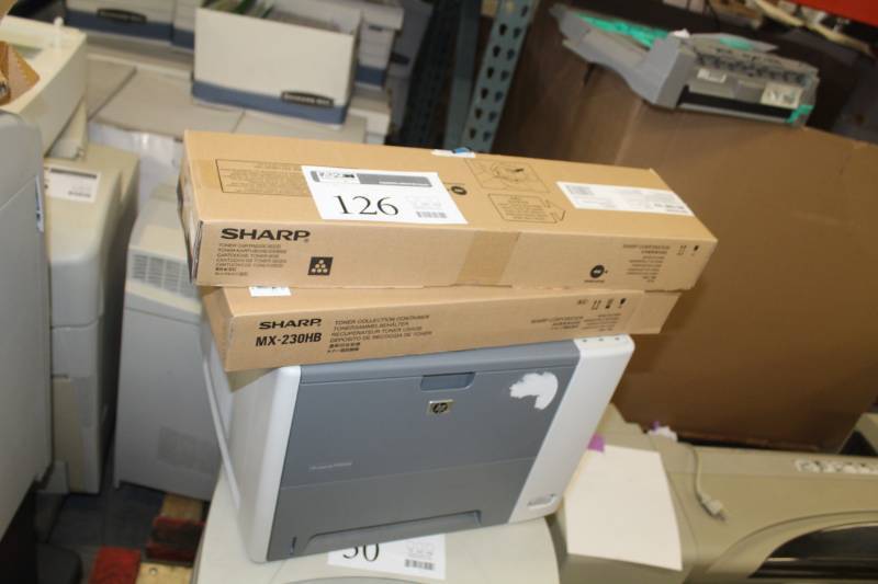lot 126 image: Lot of (2) Sharp Toner Cartridges