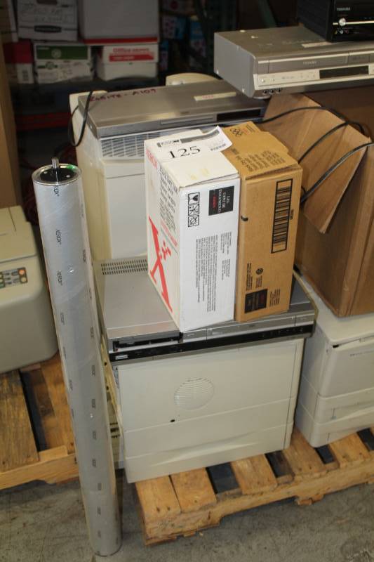 lot 125 image: Lot of (3) Xerox Black Dry Ink