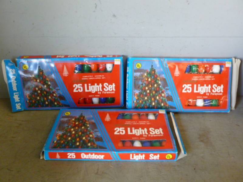 lot 224 image: New Christmas Light Sets
