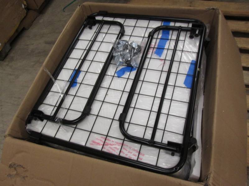lot 1 image: Sleeper Ottoman open box, no cover ...