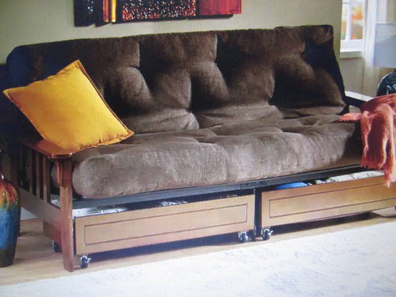 lot 9 image: Futon Mattress open box Retail $249...