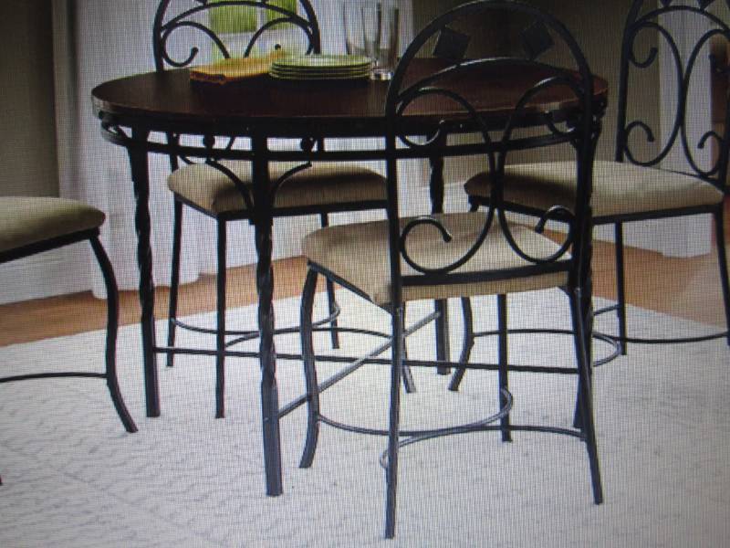lot 12 image: Iris Dining  Table only, open box  ...