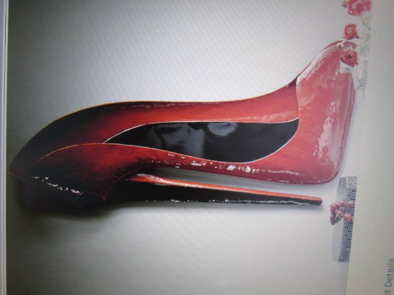 lot 15 image: Red Stiletto Wall Art open box Reta...