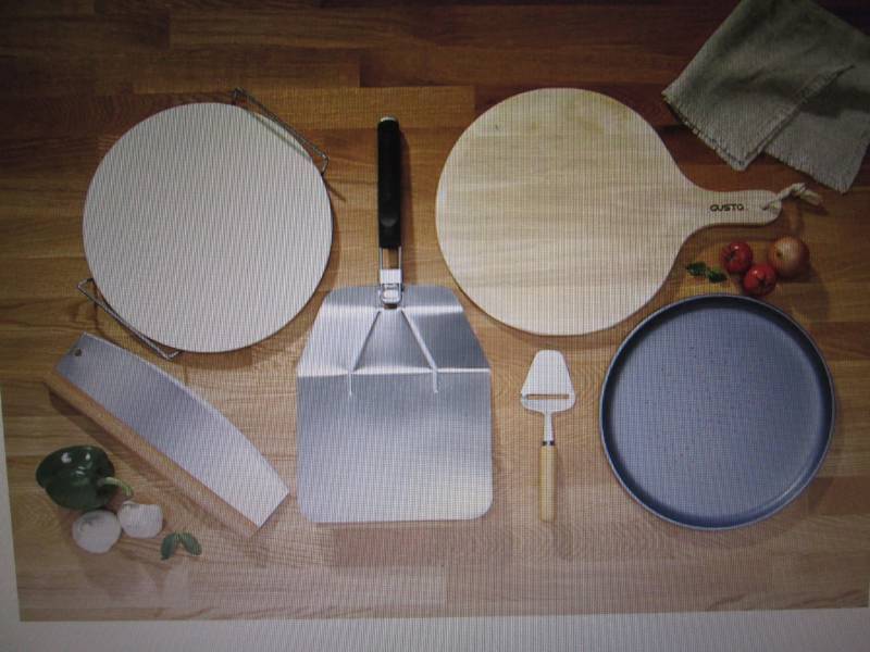 lot 30 image: Pizza Making Tool Kit open box Reta...