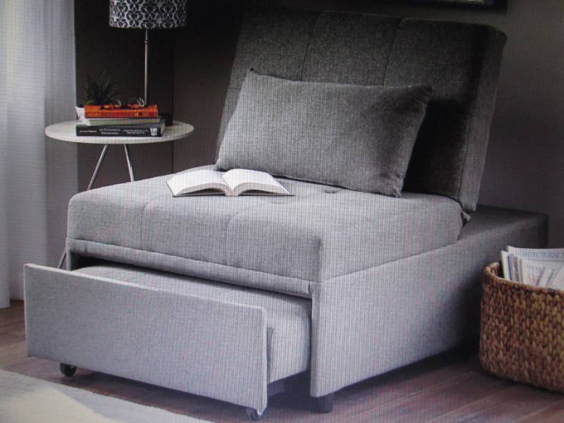 lot 45 image: Cali Convertible Chair open box Ret...