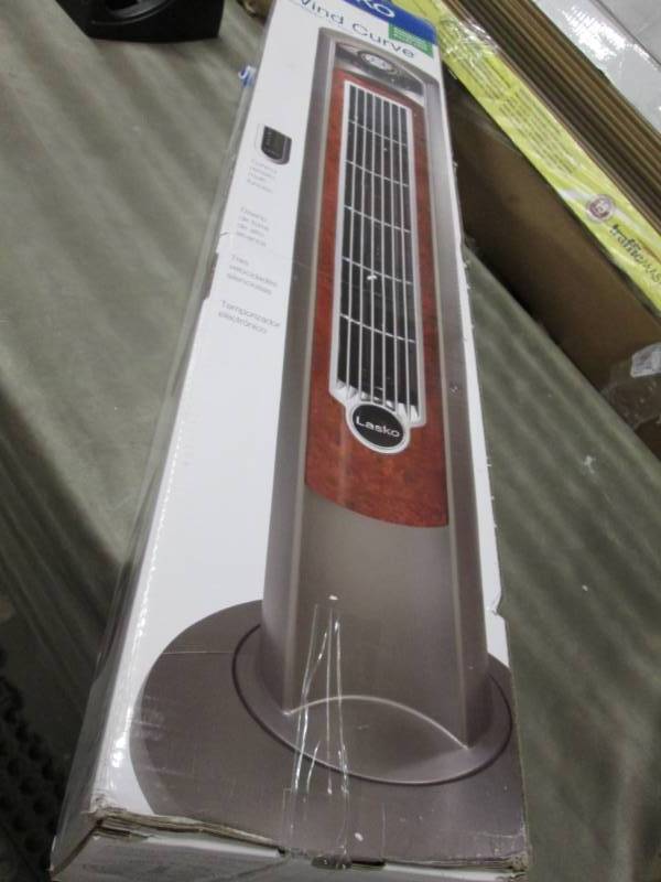 lot 56 image: Lasko 42 Wind Curve Tower Fan by L...