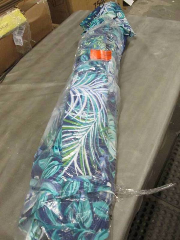 lot 84 image: Hampton Bay 7.5 ft. Steel Market Pa...