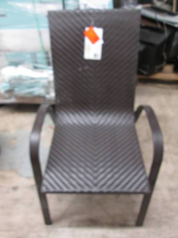 lot 113 image: Hampton Bay Stacking Wicker Outdoor...