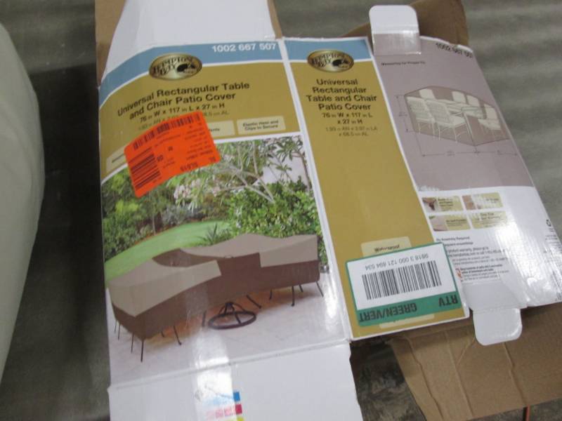 lot 116 image: Hampton Bay Patio Rectangular Table...