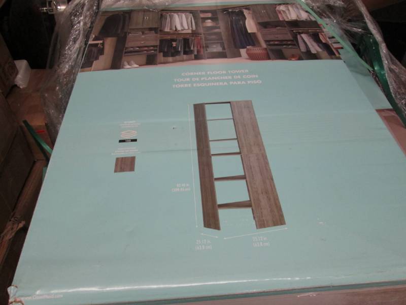 lot 140 image: ClosetMaid Style 25 in. D x 25 in....