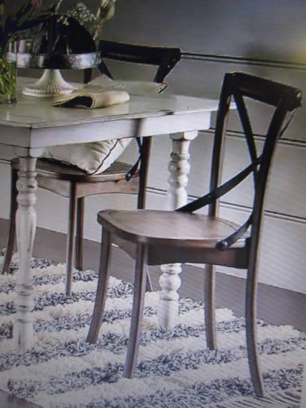 lot 148 image: Ellis Farmhouse Set of 2 Chairs ope...