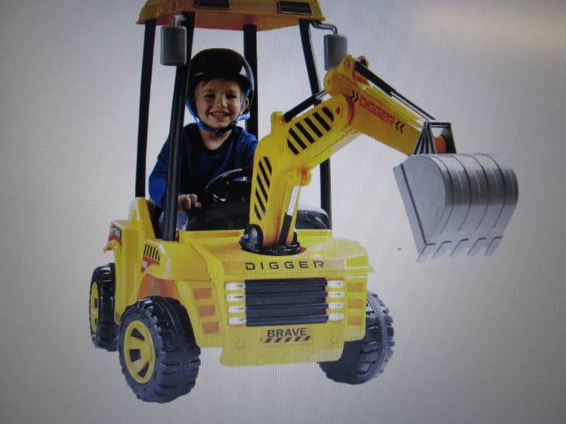 lot 149 image: Ride-On Construction Vehicle open b...