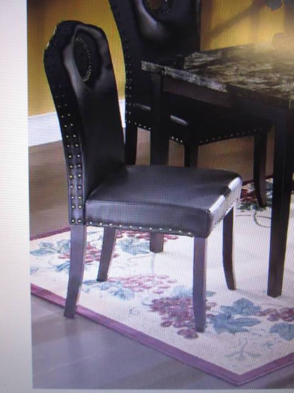 lot 173 image: Nailhead Dining Chair open box Reta...