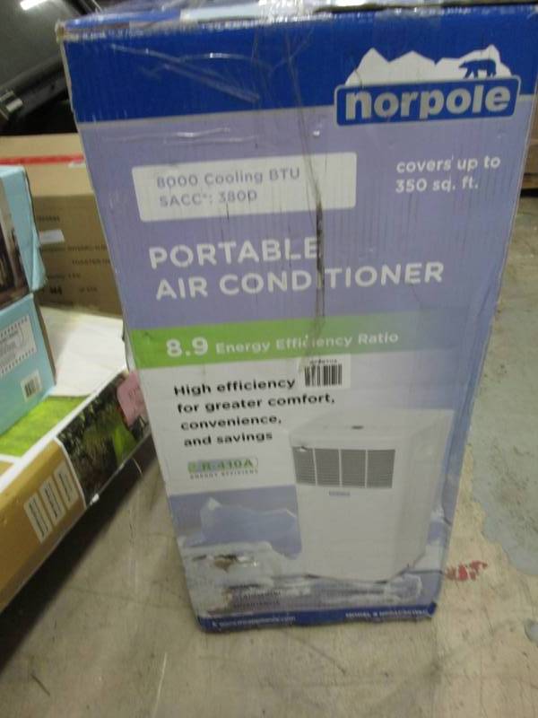 lot 175 image: Norpole Portable AC Unit open box ...