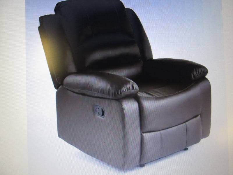 lot 192 image: Overstuffed Recliner open box Retai...