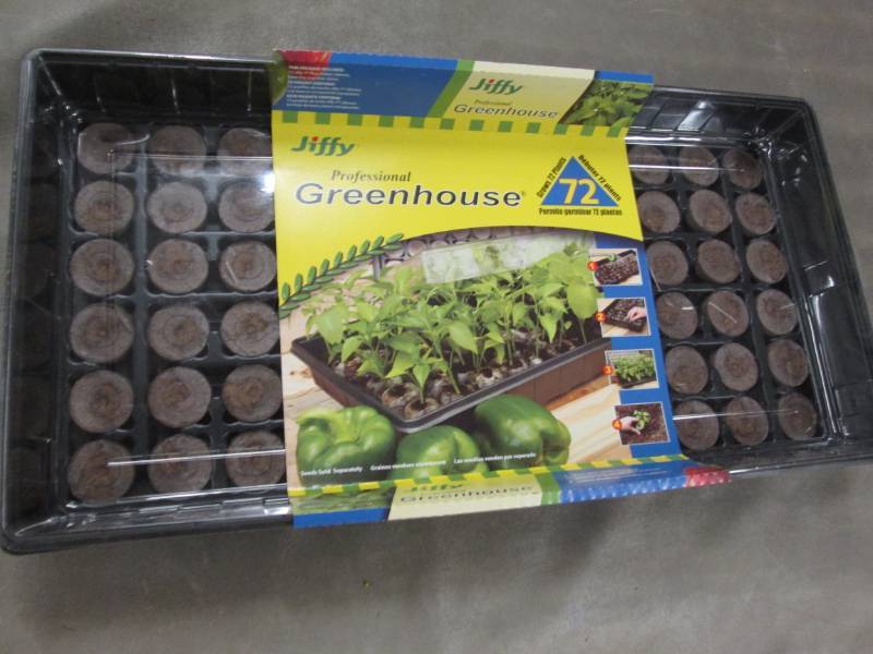 lot 221 image: Lot of 4 Jiffy Professional Greenho...